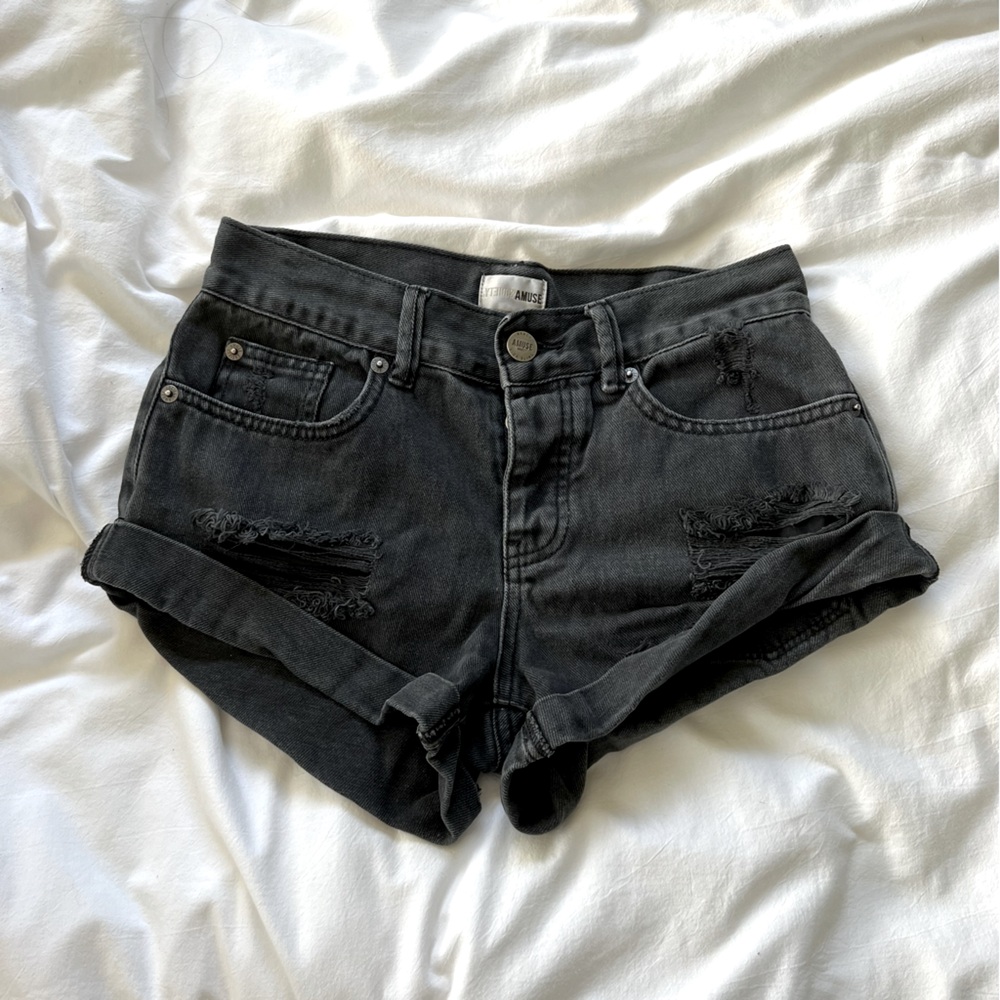 Amuse society black shorts